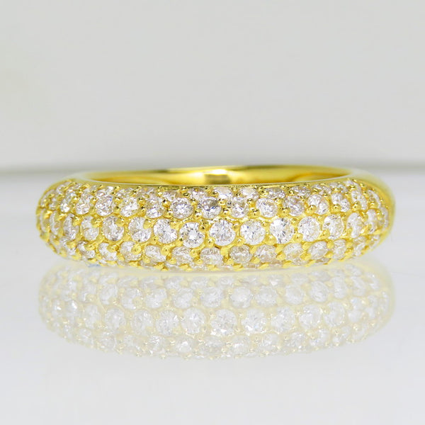 14.5号 パヴェデザイン ダイヤモンド 計1.00ct リング・指輪 K18ゴールド 18金 6.2g レディース
【中古】【真子質店】




【MoKT】