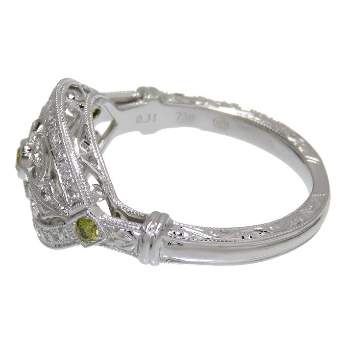 10号 透かしデザイン ダイヤモンド(トリートメント含む) 計0.31ct リング・指輪 K18WGホワイトゴールド 18金 3.8g レディース
【中古】【真子質店】




【MaDI】