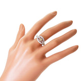 10号 透かしデザイン ダイヤモンド(トリートメント含む) 計0.31ct リング・指輪 K18WGホワイトゴールド 18金 3.8g レディース
【中古】【真子質店】




【MaDI】