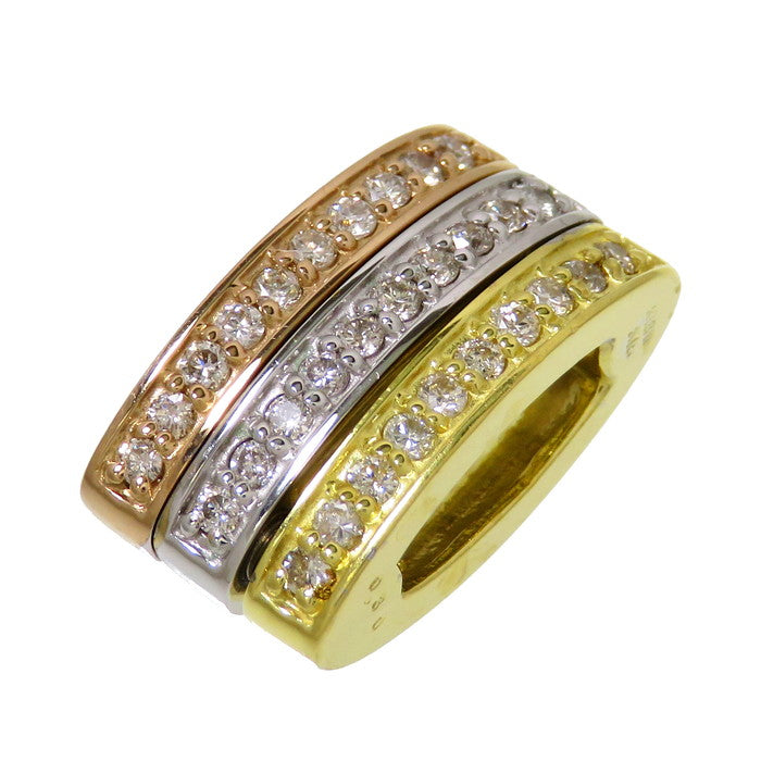 ★★最終特価品 3WAY 可動式 スリーカラー ダイヤモンド 計0.30ct ペンダントトップ K18YGイエローゴールド 18金/K18WGホワイトゴールド 18金/K18PGピンクゴールド 5.2g レディース
【中古】【真子質店】




【MaYMa】