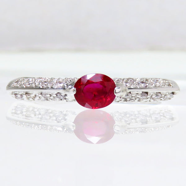13号 ルビー 0.43ct ダイヤモンド 計0.25ct リング・指輪 K18WGホワイトゴールド 18金 2.5g レディース
【中古】【真子質店】




【TKMo】