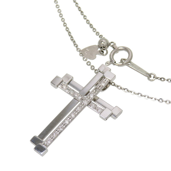 ★★最終特価品 クロスモチーフ/十字架 ダイヤモンド 計0.10ct ネックレス K18WGホワイトゴールド 18金 3.2g 46cm レディース
【中古】【真子質店】




【TTx】