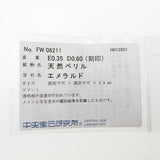 12.5号 コンビカラー エメラルド 0.35ct ダイヤモンド 計0.60ct リング・指輪 K18ゴールド 18金/Pt900プラチナ 8.6g レディース
【中古】【真子質店】




【KMiI】