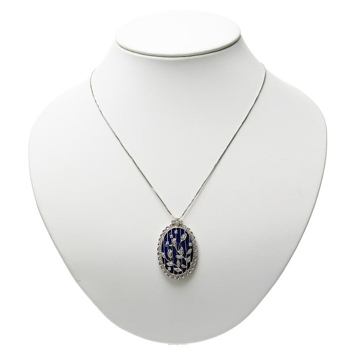 最終特価品 植物モチーフ 透かしデザイン ラピスラズリ 13.6ct 