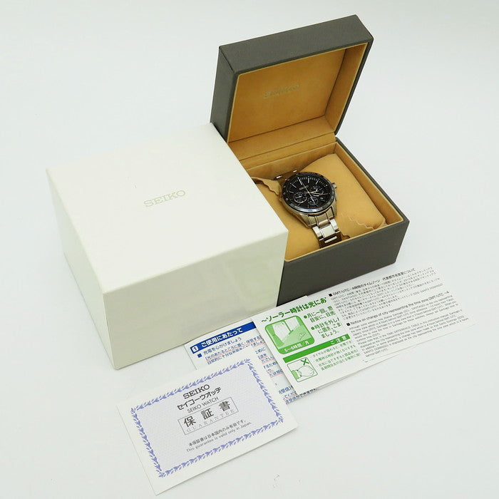 SEIKO/セイコー】 ブライツ クロノグラフ SAGA171 8B82-0AP0 腕時計 ステンレススチール/セラミック ソーラー電波 – 真子質店  PawnShopMAKO