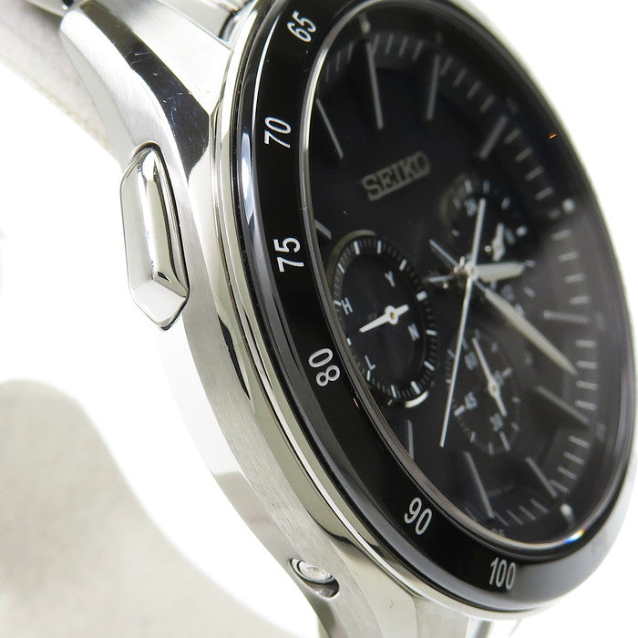 【SEIKO/セイコー】 ブライツ クロノグラフ SAGA171 8B82-0AP0 腕時計 ステンレススチール/セラミック ソーラー電波 ブラック  メンズ