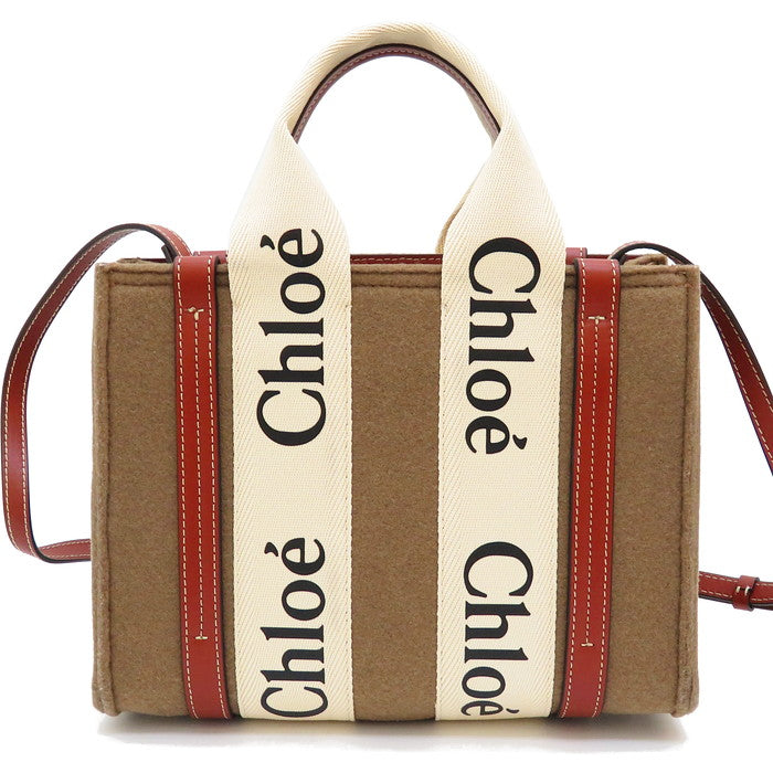 Chloe/クロエ】 WOODY スモールトートバッグ CHC21WS397F3726E 2WAY