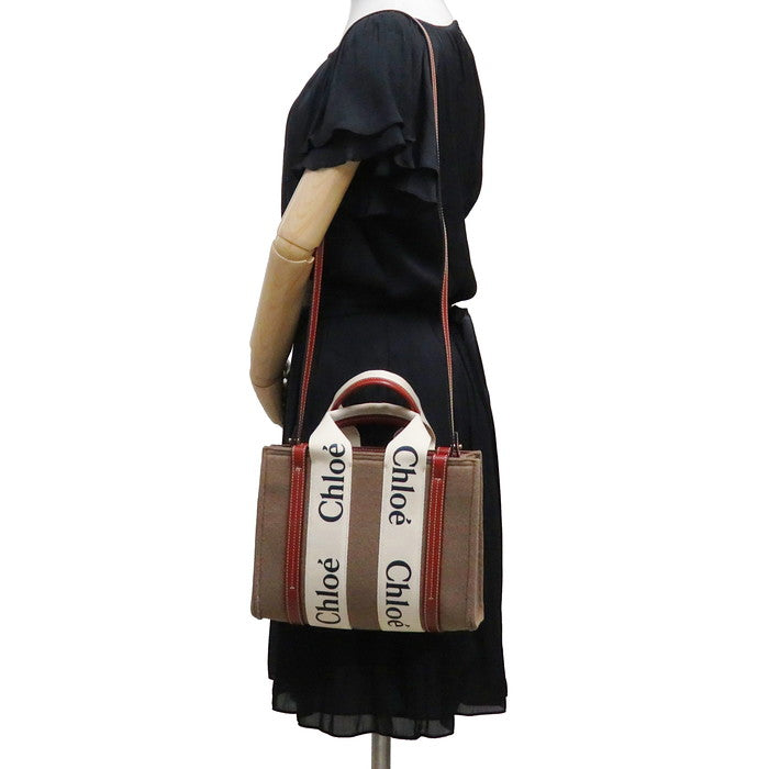 Chloe/クロエ】 WOODY スモールトートバッグ CHC21WS397F3726E 2WAY 