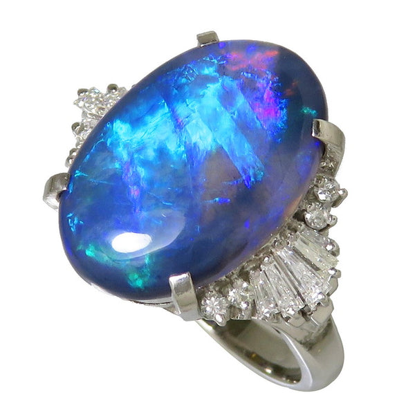 17号 遊色効果 ブラックオパール 8.71ct ダイヤモンド 計0.63ct リング・指輪 Pt900プラチナ 13.8g レディース
【中古】【真子質店】【NN】




【MiDK】