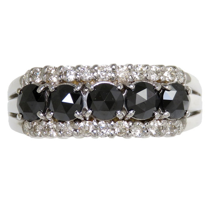 20.5号 ダイヤモンド(ブラック含む) 計1.40ct リング・指輪 K18WGホワイトゴールド 18金 6.5g レディース
【中古】【真子質店】




【DxK】
