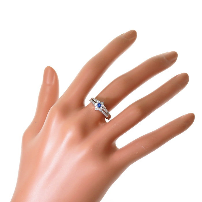 13号 ☆希少石☆ 花/フラワー ベニトアイト 0.13ct ダイヤモンド 計