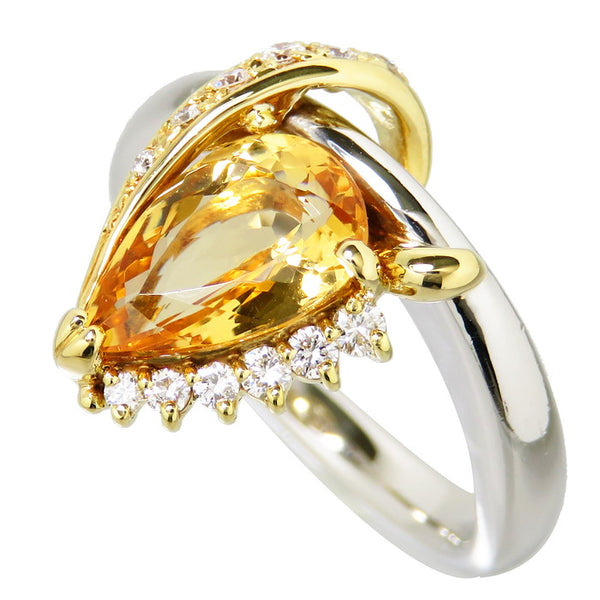 11.5号 コンビカラー インペリアルトパーズ 2.27ct ダイヤモンド 計0.18ct リング・指輪 Pt900プラチナ/K18ゴールド 18金 10.5g レディース
【中古】【真子質店】




【YxMo】