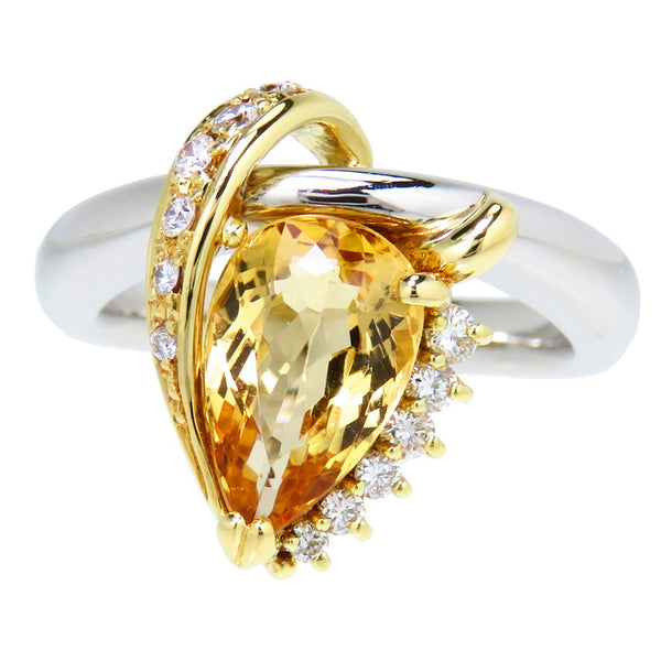 11.5号 コンビカラー インペリアルトパーズ 2.27ct ダイヤモンド 計0.18ct リング・指輪 Pt900プラチナ/K18ゴールド 18金 10.5g レディース
【中古】【真子質店】




【YxMo】