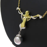 ★★最終特価品 女性像 コンビ 黒蝶真珠 13.0mm ダイヤモンド 計0.11ct ネックレス K18ゴールド 18金/Pt900プラチナ 19.0g 直線49cm レディース
【中古】【真子質店】【NN】




【SDY】
