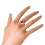13号 クローバーモチーフ アメジスト 1.32ct ダイヤモンド 計0.27ct リング・指輪 Pt900プラチナ 5.1g Alisia刻 レディース
【中古】【真子質店】




【TYD】