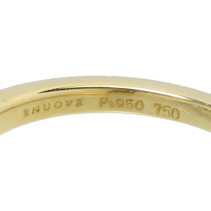 8.5号 ENUOVE/イノーヴェ ミル打ち 一部艶消し コンビカラー ハート＆キューピッド ダイヤモンド(中央) 0.266ct ダイヤモンド(両サイド) リング・指輪 K18ゴールド 18金/Pt950プラチナ 3.1g レディース
【中古】【真子質店】【NN】




【MoxY】