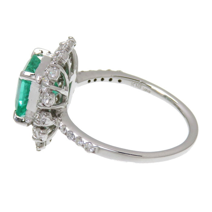 11号 エメラルド 1.75ct ダイヤモンド 計0.85ct リング・指輪 K18WGホワイトゴールド 18金 4.0g レディース
【中古】【真子質店】【NN】




【MiID】