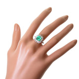 11号 エメラルド 1.75ct ダイヤモンド 計0.85ct リング・指輪 K18WGホワイトゴールド 18金 4.0g レディース
【中古】【真子質店】【NN】




【MiID】