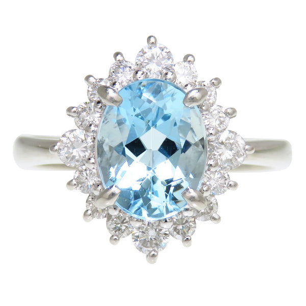 15号 アクアマリン 1.74ct ダイヤモンド 計0.57ct リング・指輪 Pt900プラチナ 6.2g レディース
【中古】【真子質店】【NN】




【MaMiMo】