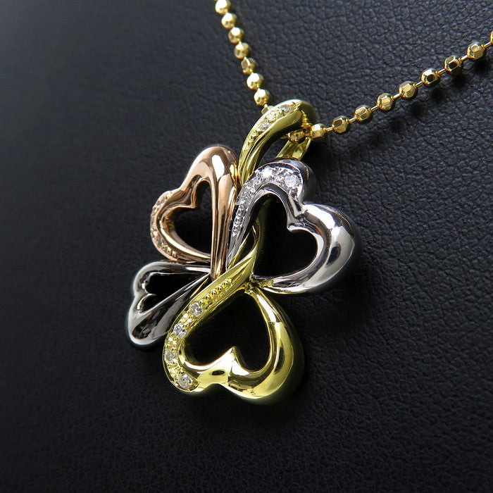 ★★最終特価品 フォーカラー 四つ葉/クローバー ダイヤモンド 計0.10ct ネックレス K18YGイエローゴールド 18金/K18PGピンクゴールド 18金/K18WGホワイトゴールド/ガンメタルカラー 8.1g 40cm レディース
【中古】【真子質店】




【DMoI】