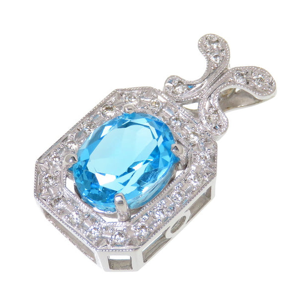 ★★最終特価品 ブルートパーズ ダイヤモンド 計0.19ct ペンダントトップ K18WGホワイトゴールド 18金 3.4g レディース
【中古】【真子質店】




【TMaI】