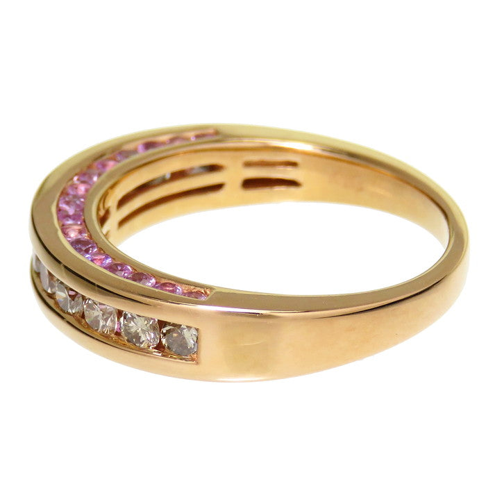 14号 ダイヤモンド 計0.60ct ピンクサファイア 計0.50ct リング・指輪 K18PGピンクゴールド 18金 5.1g レディース
【中古】【真子質店】【NN】




【MaSY】