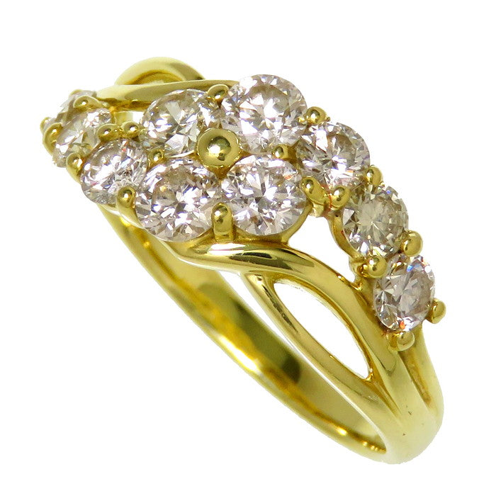 11号 花/フラワー ダイヤモンド 計1.00ct リング・指輪 K18ゴールド 18金 2.7g レディース
【中古】【真子質店】




【ISx】