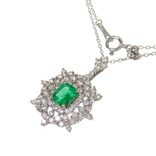 ★★最終特価品 エメラルド 0.88ct ダイヤモンド 計0.85ct ネックレス Pt950プラチナ/K18WGホワイトゴールド 18金 4.5g 45cm レディース
【中古】【真子質店】【NN】




【KKx】
