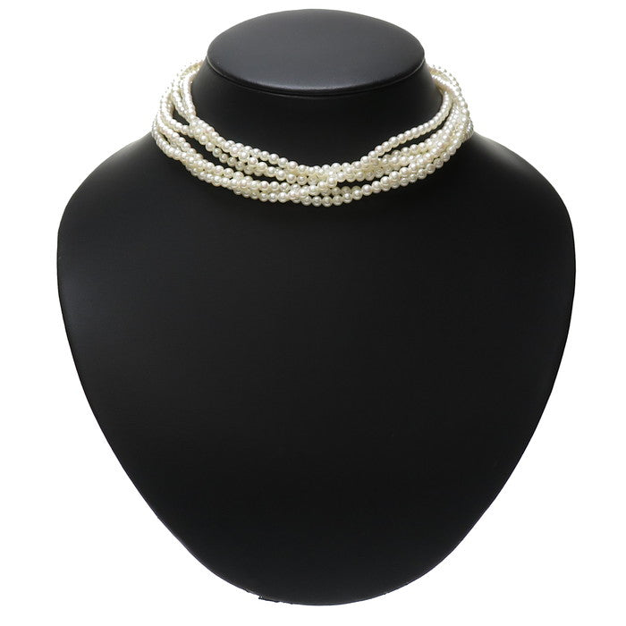 最終特価品【TASAKI/タサキ】 3連 ロング アコヤ真珠(ベビーパール