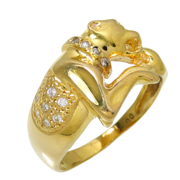 ★★最終特価品 13.5号 パンサー/アニマル/動物 ダイヤモンド 計0.07ct リング・指輪 K18ゴールド 18金 4.6g レディース
【中古】【真子質店】【NN】




【MaxMi】