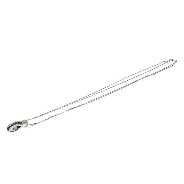 ★★最終特価品 2連チェーン グリーングロシュラーガーネット 0.50ct ダイヤモンド 計0.30ct ネックレス K18WGホワイトゴールド 18金 7.2g 39cm レディース
【中古】【真子質店】【NN】




【YSMa】