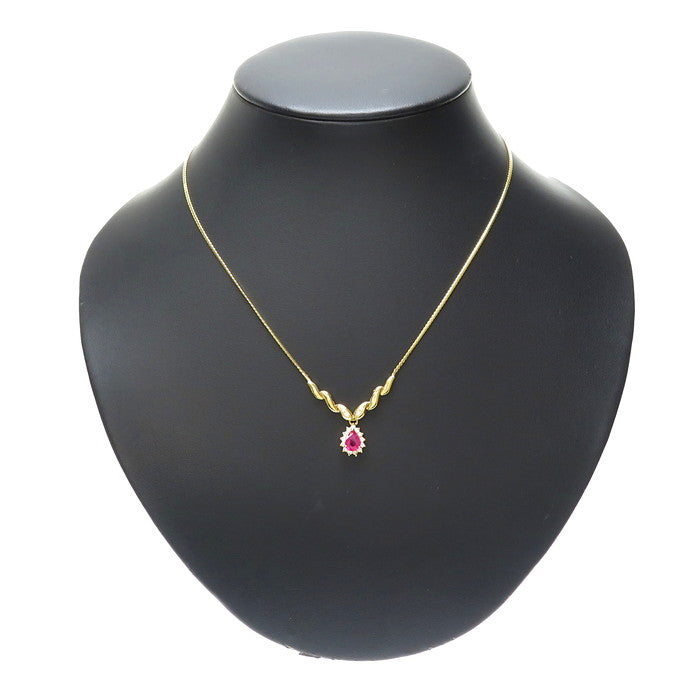 ルビー 0.78ct ダイヤモンド 計0.22ct ネックレス K18ゴールド 18金 7.3g 43cm レディース
【中古】【真子質店】【NN】




【DYT】