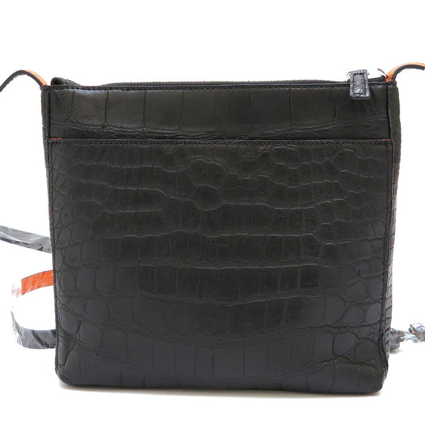 HLB9867 ★未使用★ マットクロコレザー ショルダーバッグ クロコダイル ブラック/オレンジ ユニセックス【中古】【真子質店】【NN】




【TKMo】