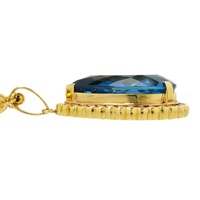 ブルートパーズ 19.15ct ダイヤモンド 計0.75ct ネックレス K18ゴールド 18金 18.3g 43cm レディース
【中古】【真子質店】【NN】




【SYMi】