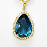 ブルートパーズ 19.15ct ダイヤモンド 計0.75ct ネックレス K18ゴールド 18金 18.3g 43cm レディース
【中古】【真子質店】【NN】




【SYMi】