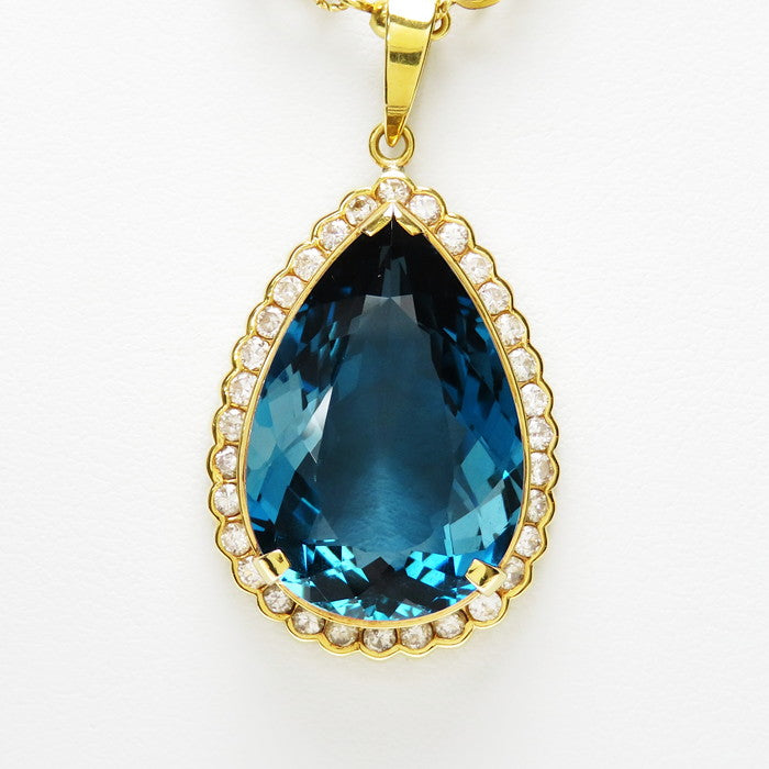 ブルートパーズ 19.15ct ダイヤモンド 計0.75ct ネックレス K18ゴールド 18金 18.3g 43cm レディース
【中古】【真子質店】【NN】




【SYMi】