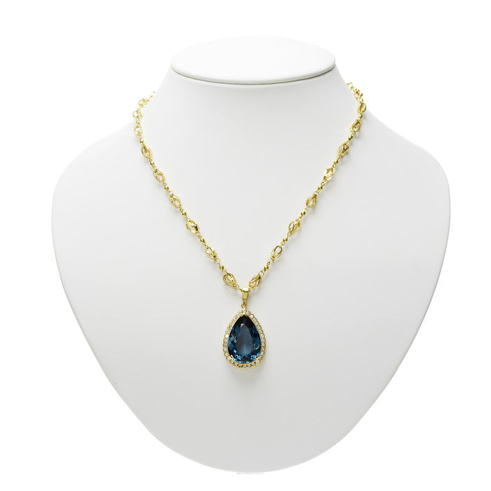 ブルートパーズ 19.15ct ダイヤモンド 計0.75ct ネックレス K18ゴールド 18金 18.3g 43cm レディース
【中古】【真子質店】【NN】




【SYMi】