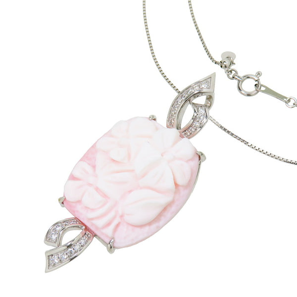 【DESIGNER JEWELRY/作家ジュエリー】 花/フラワー ピンクコンクシェル ダイヤモンド 計0.21ct ネックレス K18WGホワイトゴールド 18金 11.3g 45cm レディース
【中古】【真子質店】【NN】




【MoMox】