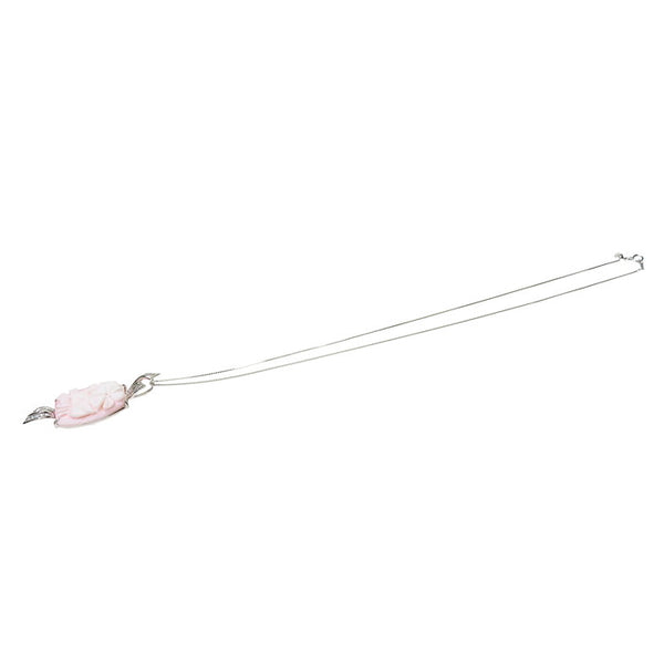 【DESIGNER JEWELRY/作家ジュエリー】 花/フラワー ピンクコンクシェル ダイヤモンド 計0.21ct ネックレス K18WGホワイトゴールド 18金 11.3g 45cm レディース
【中古】【真子質店】【NN】




【MoMox】