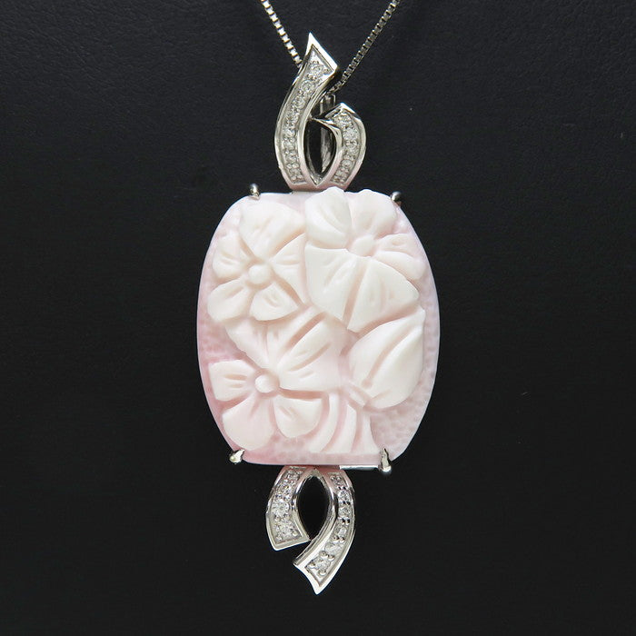 【DESIGNER JEWELRY/作家ジュエリー】 花/フラワー ピンクコンクシェル ダイヤモンド 計0.21ct ネックレス K18WGホワイトゴールド 18金 11.3g 45cm レディース
【中古】【真子質店】【NN】




【MoMox】