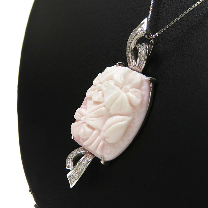 【DESIGNER JEWELRY/作家ジュエリー】 花/フラワー ピンクコンクシェル ダイヤモンド 計0.21ct ネックレス K18WGホワイトゴールド 18金 11.3g 45cm レディース
【中古】【真子質店】【NN】




【MoMox】