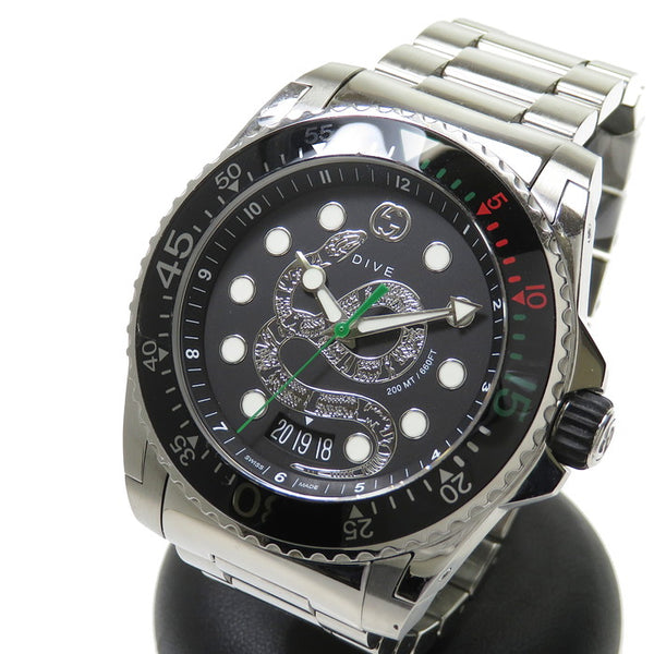 【GUCCI/グッチ】 DIVE/ダイヴ 136.2 スネーク 腕時計 ステンレススチール クオーツ ブラック メンズ
【中古】【真子質店】【GD】




【Dxx】