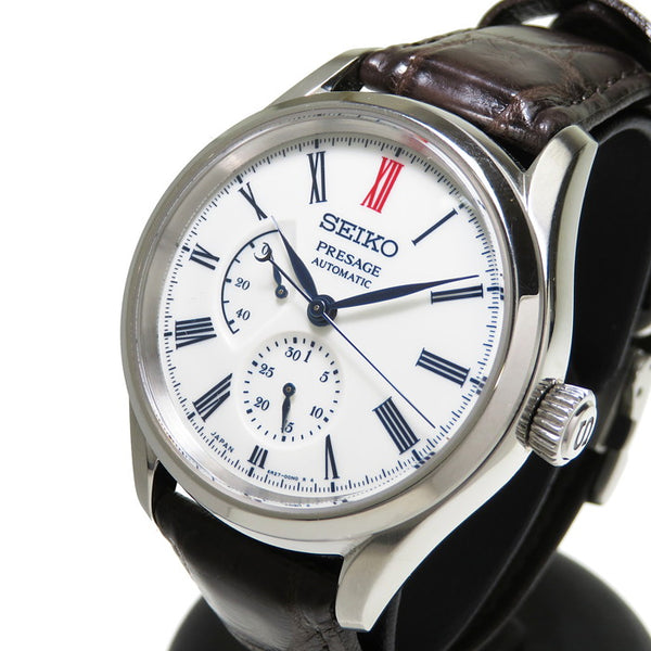 SEIKO/セイコー】 プレサージュ SARW049 6R27-00N0 腕時計 ステンレススチール 自動巻き/オートマ ホワイト系文字盤 –  真子質店 PawnShopMAKO