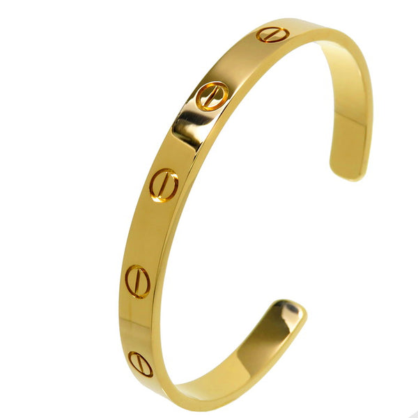 K18 「18金」LOVE ラブブレス バングル 17cm Saudi Gold CARTIER Love Bracelet Diamond Bangle with Screwdriver 18K