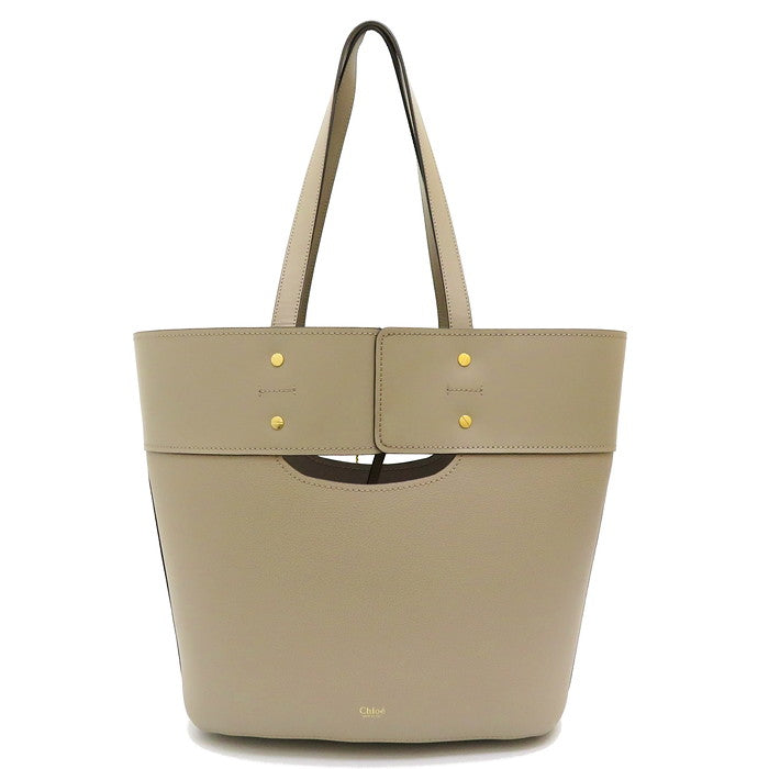 Chloe/クロエ】 ABY トートバッグ レザー MOTTYGREY レディース【中古