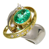 21号 コンビ エメラルド 2.27ct ダイヤモンド 計0.22ct リング・指輪 K18ゴールド 18金/Pt900プラチナ 15.7g レディース
【中古】【真子質店】【NN】




【IKKI】