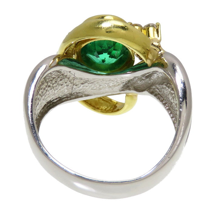21号 コンビ エメラルド 2.27ct ダイヤモンド 計0.22ct リング・指輪