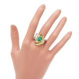 21号 コンビ エメラルド 2.27ct ダイヤモンド 計0.22ct リング・指輪 K18ゴールド 18金/Pt900プラチナ 15.7g レディース
【中古】【真子質店】【NN】




【IKKI】