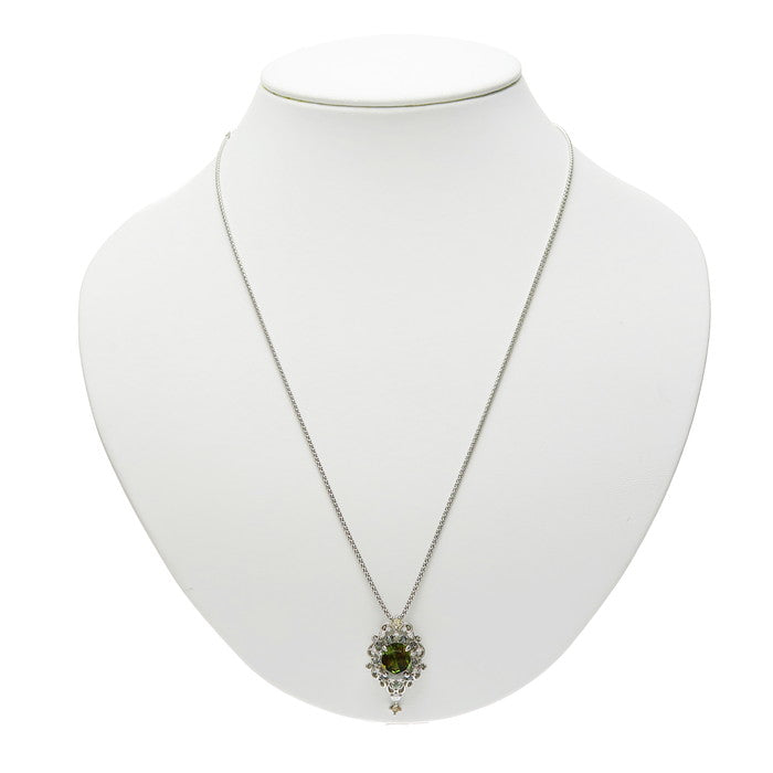 スフェーン 3.13ct アレキサンドライト 計0.23ct ダイヤモンド 計0.35 