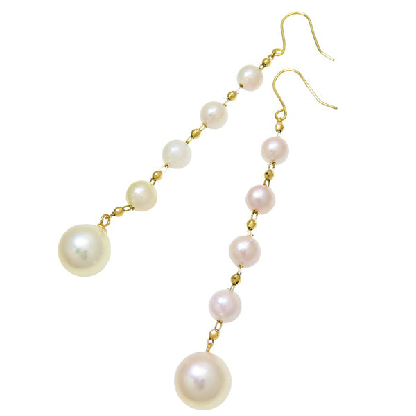 フック アコヤ真珠 4.5～8.2mm ピアス K18ゴールド 18金 3.2g レディース
【中古】【真子質店】【NN】




【IIx】
